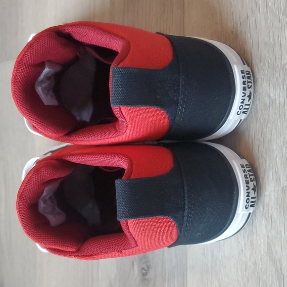 Converse All Star Red Junior Sneakers - Picture 4 of 7